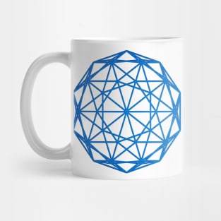 Inspirational MANDALA T-SHIRT icosphere-3 Mug